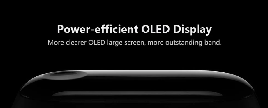 oled display smart band