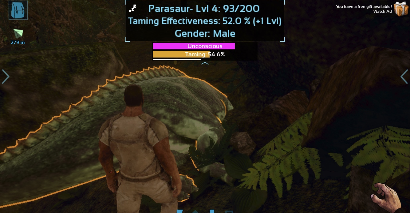 parasaur taming process