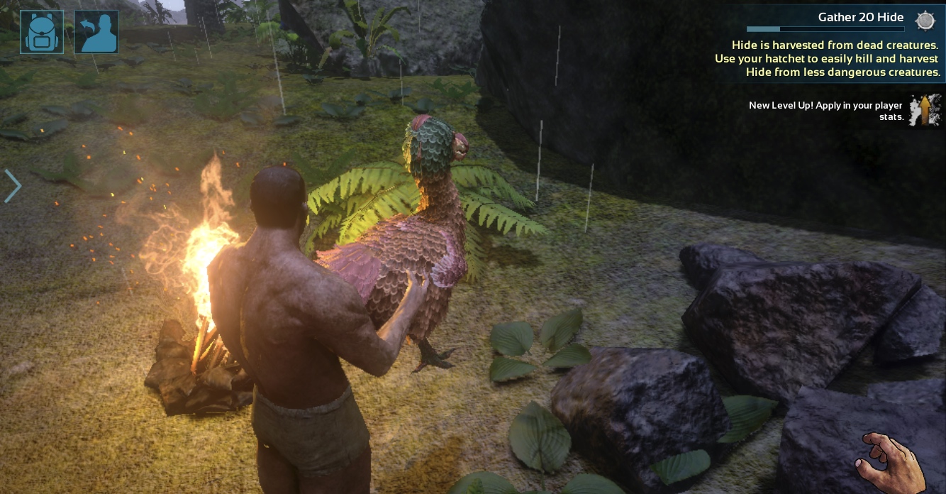 player harvesting dodo
