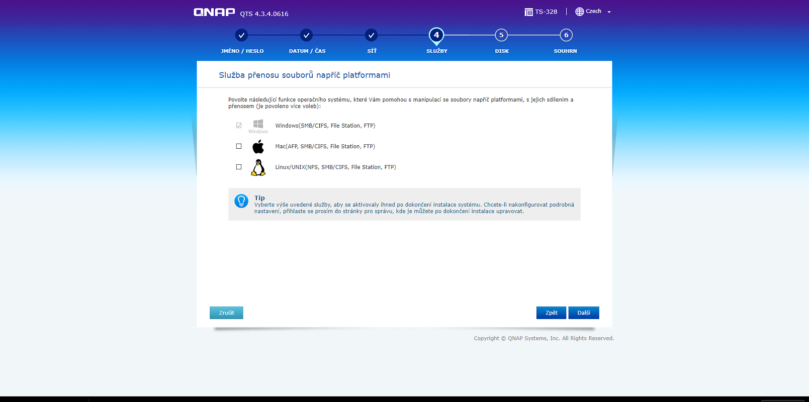 qnap file transfer options