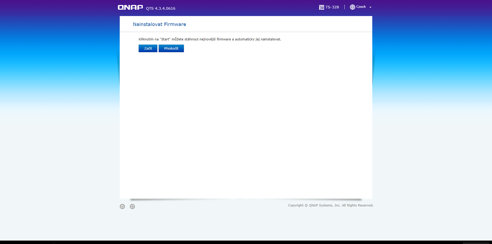 qnap firmware installation