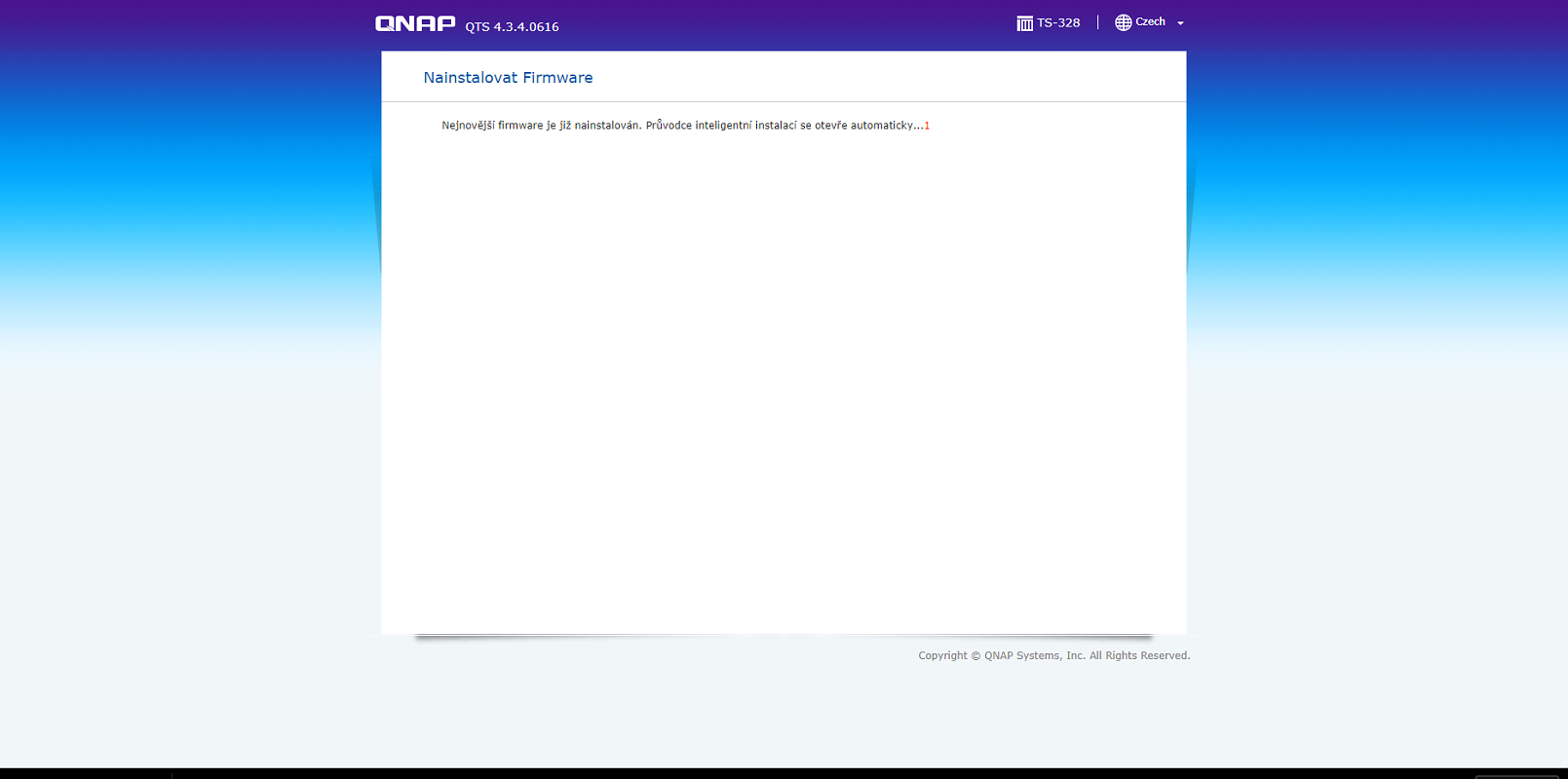 qnap firmware update