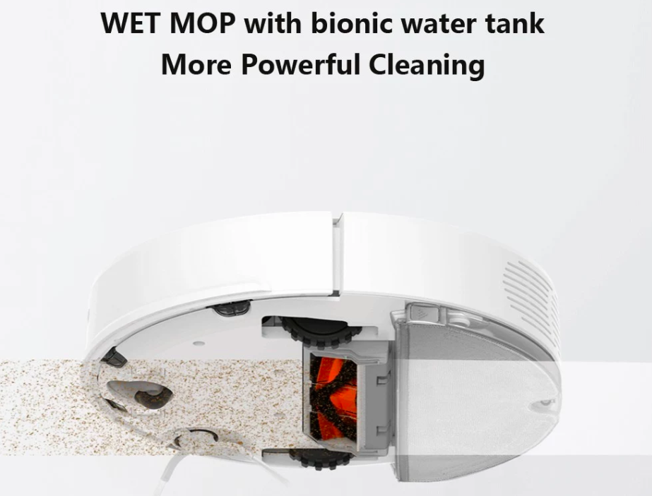robot vacuum wet mop