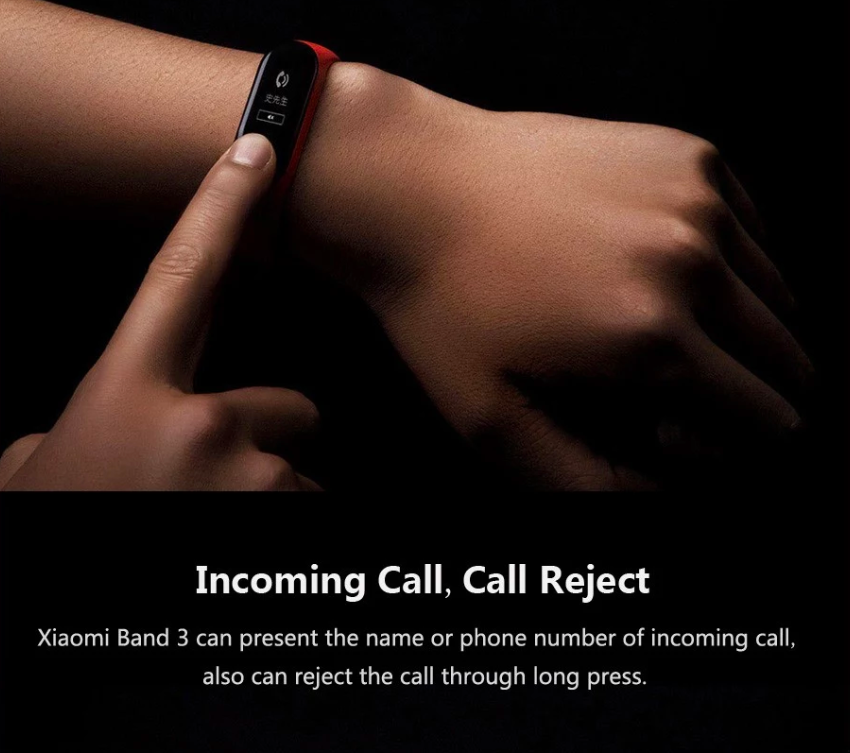 smart band call reject