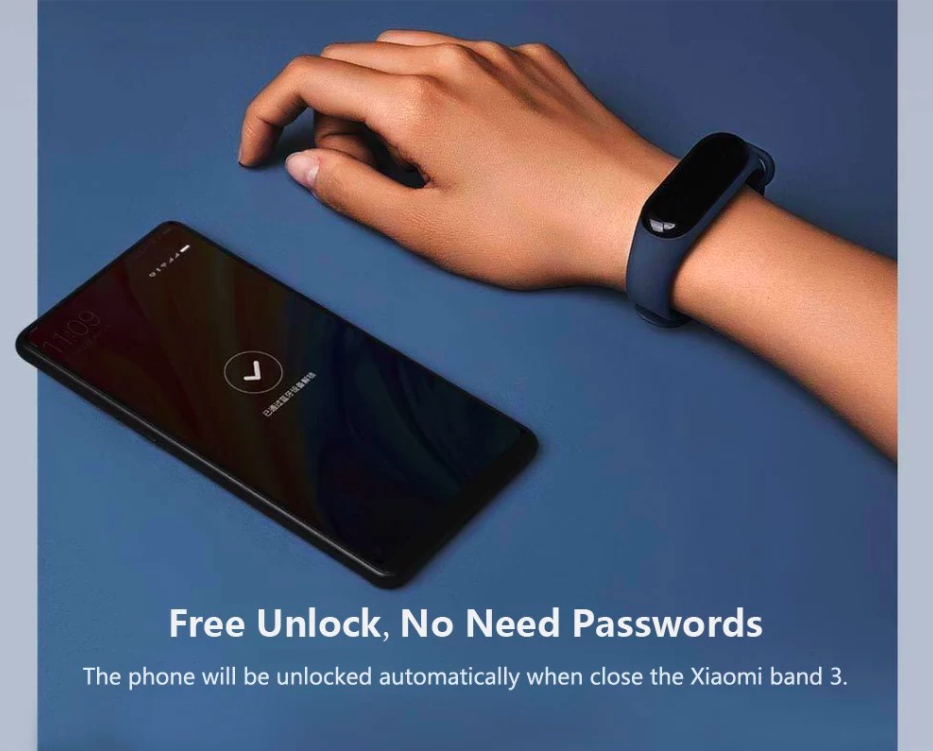 smart band phone unlock