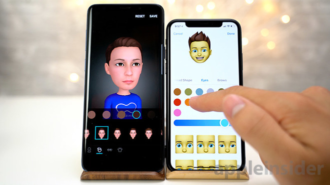 smartphone avatar eye customization