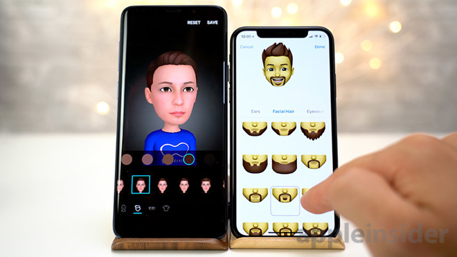 smartphone avatar facial hair