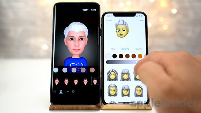 smartphone avatar hair customization