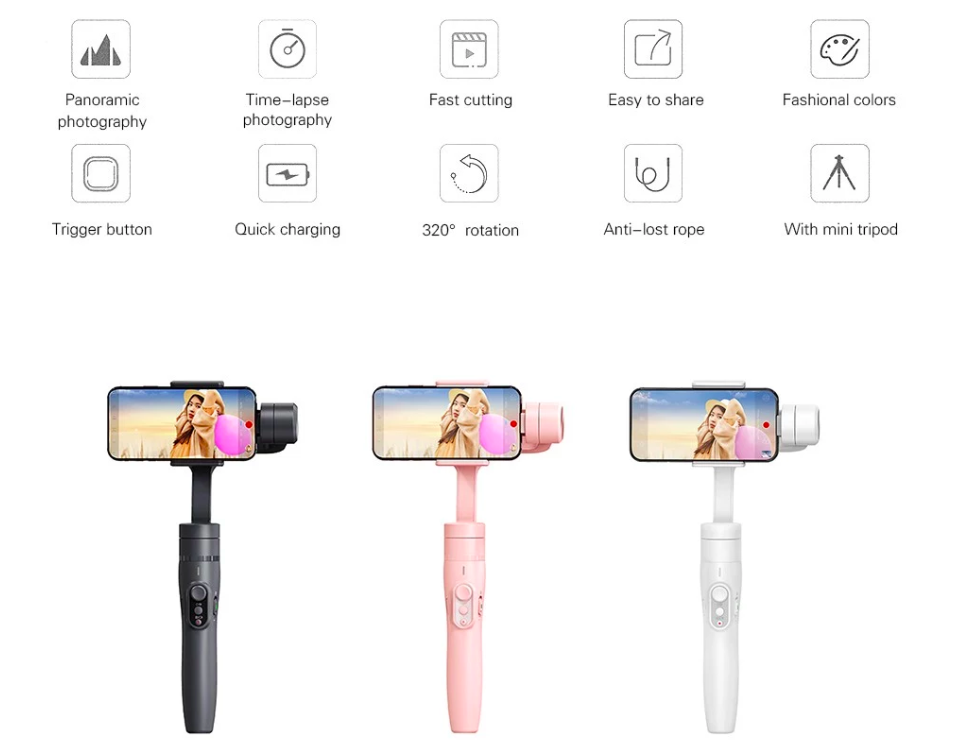 smartphone gimbal features