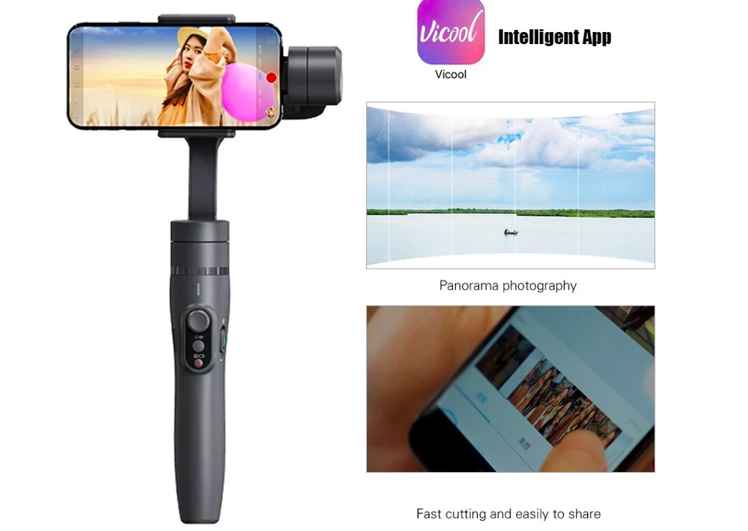 smartphone gimbal with app features