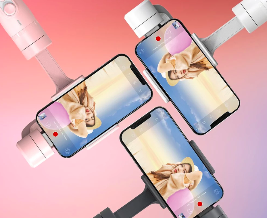 smartphones on gimbals