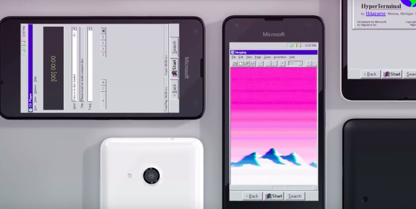 smartphones various angles