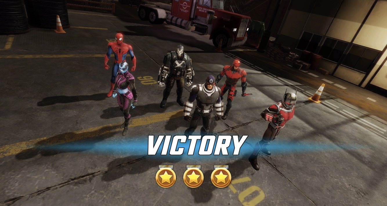 superhero team victory
