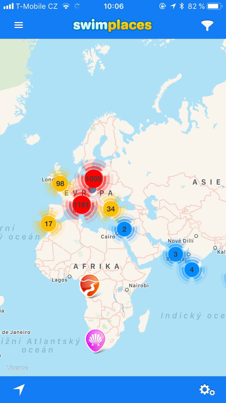 swimplaces europe map