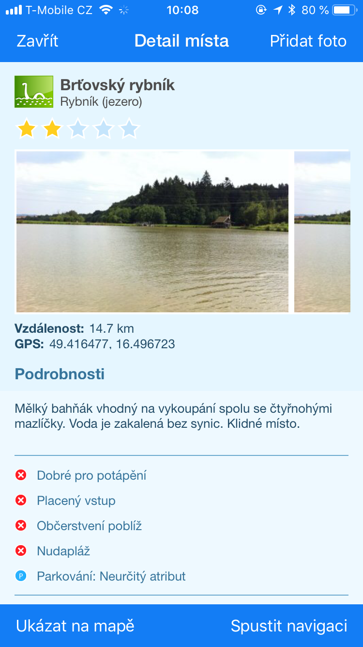 swimplaces navigation map