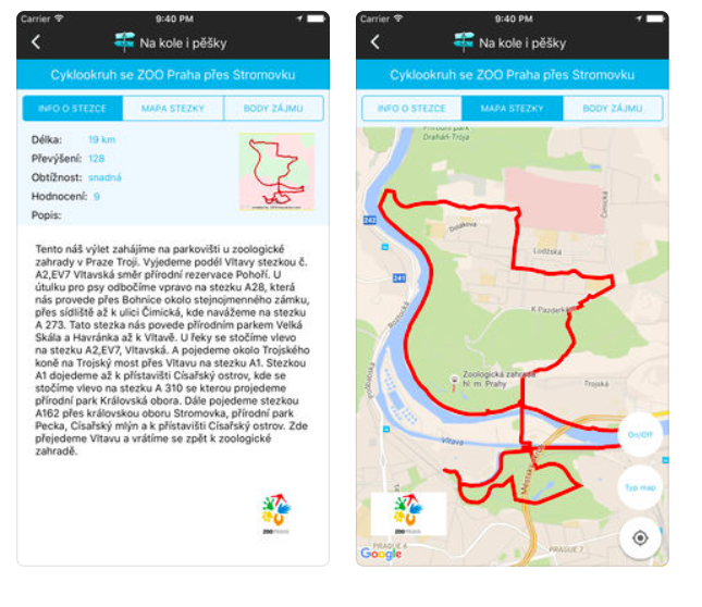 trail details and map