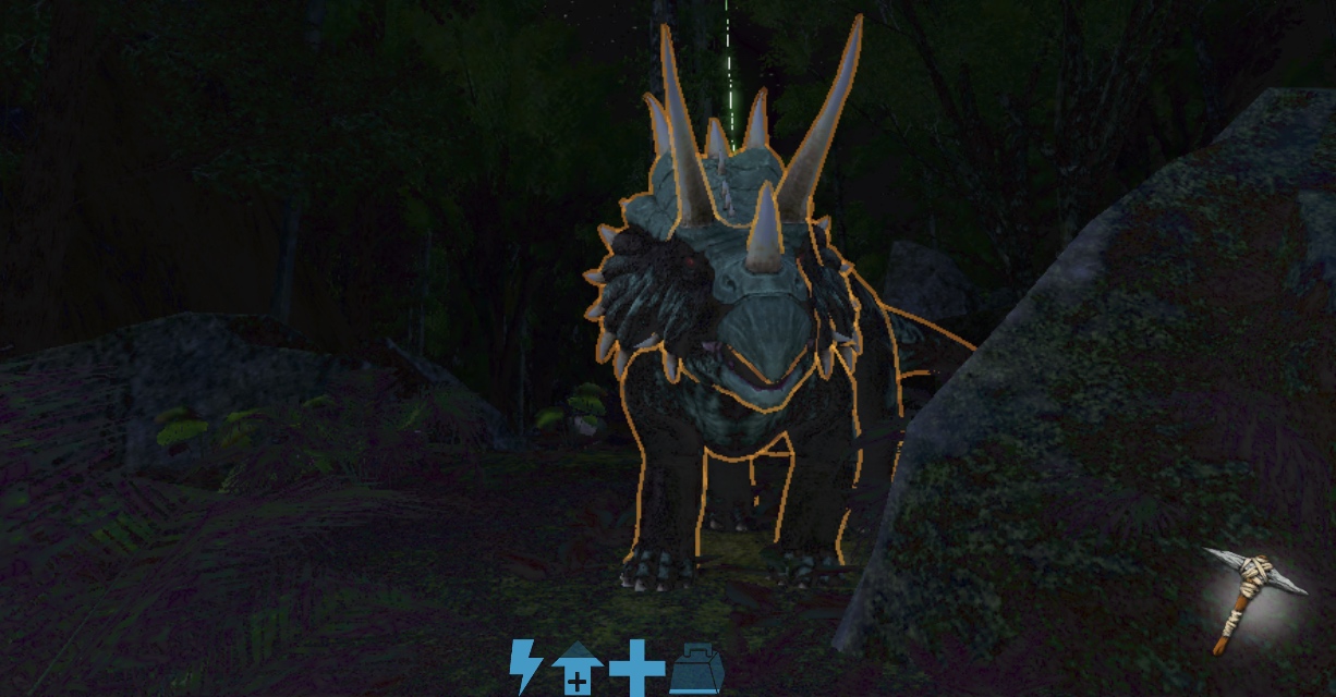 triceratops dinosaur game interface