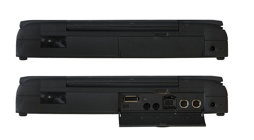 vintage laptop ports