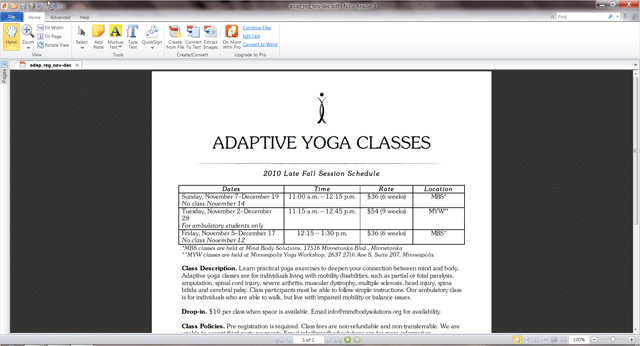 adaptive yoga classes pdf