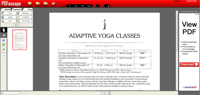 adaptive yoga classes pdfescape