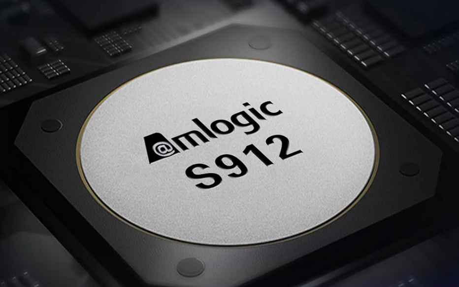 amlogic s912 chip closeup