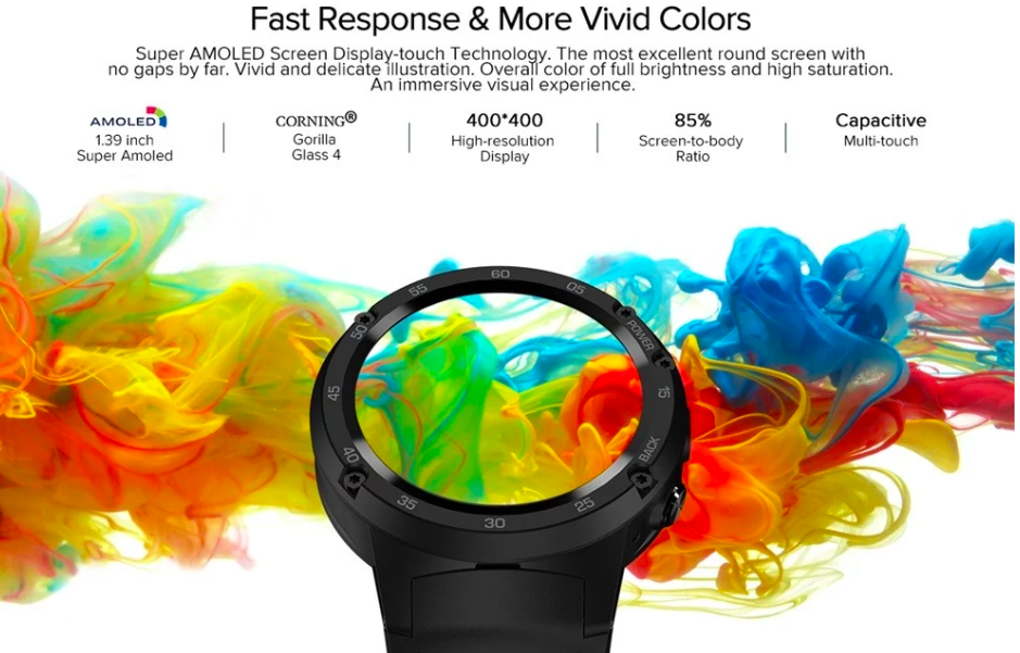 amoled smartwatch colorful display
