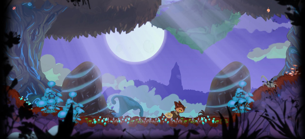 animated forest scene