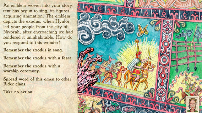 colorful story tapestry