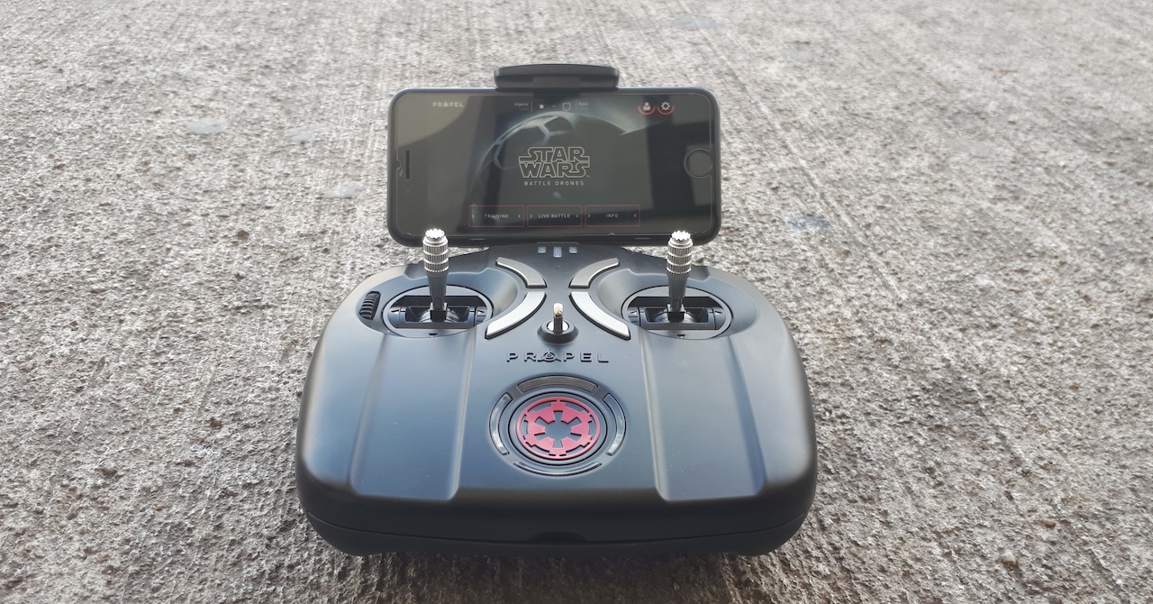 drone controller with phone