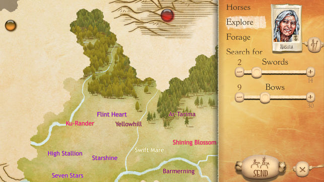 fantasy map game interface