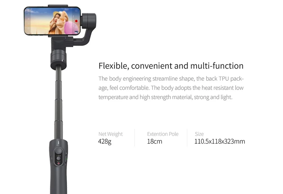 flexible gimbal specs