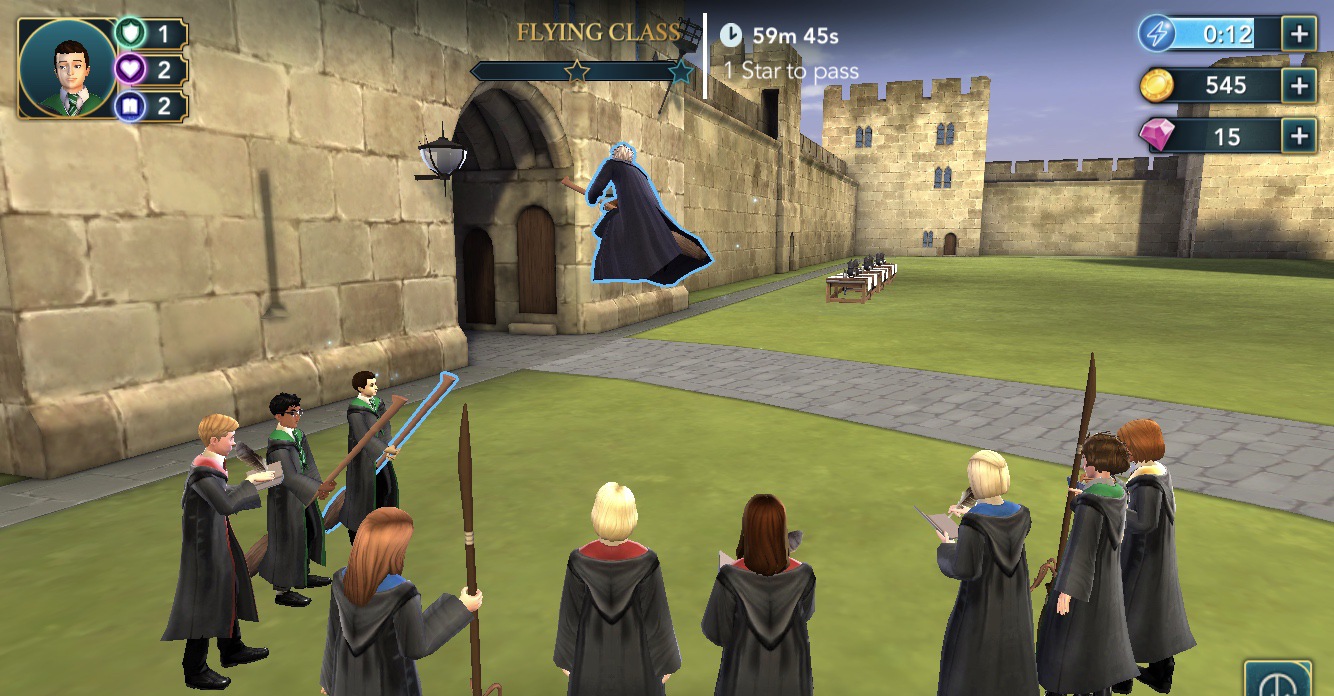 flying class game scene