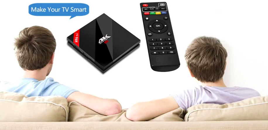 h96 pro plus 4k tv box with remote