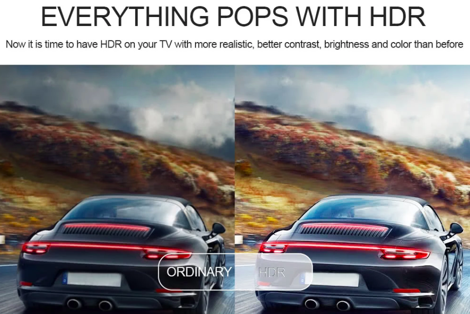 hdr comparison car image