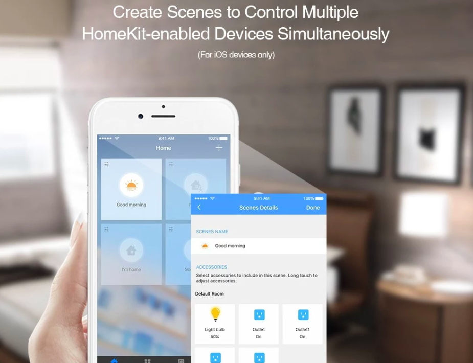 homekit scene control