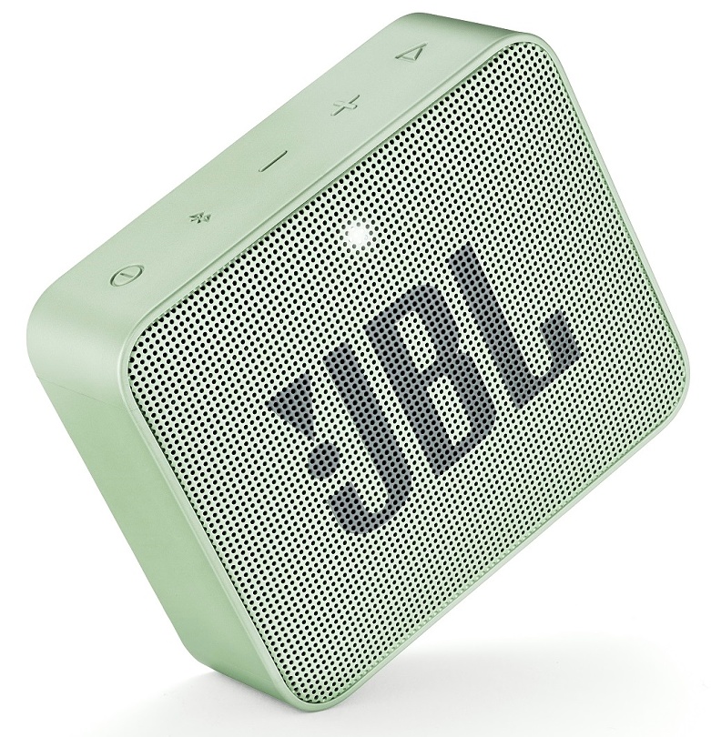 light green jbl portable speaker