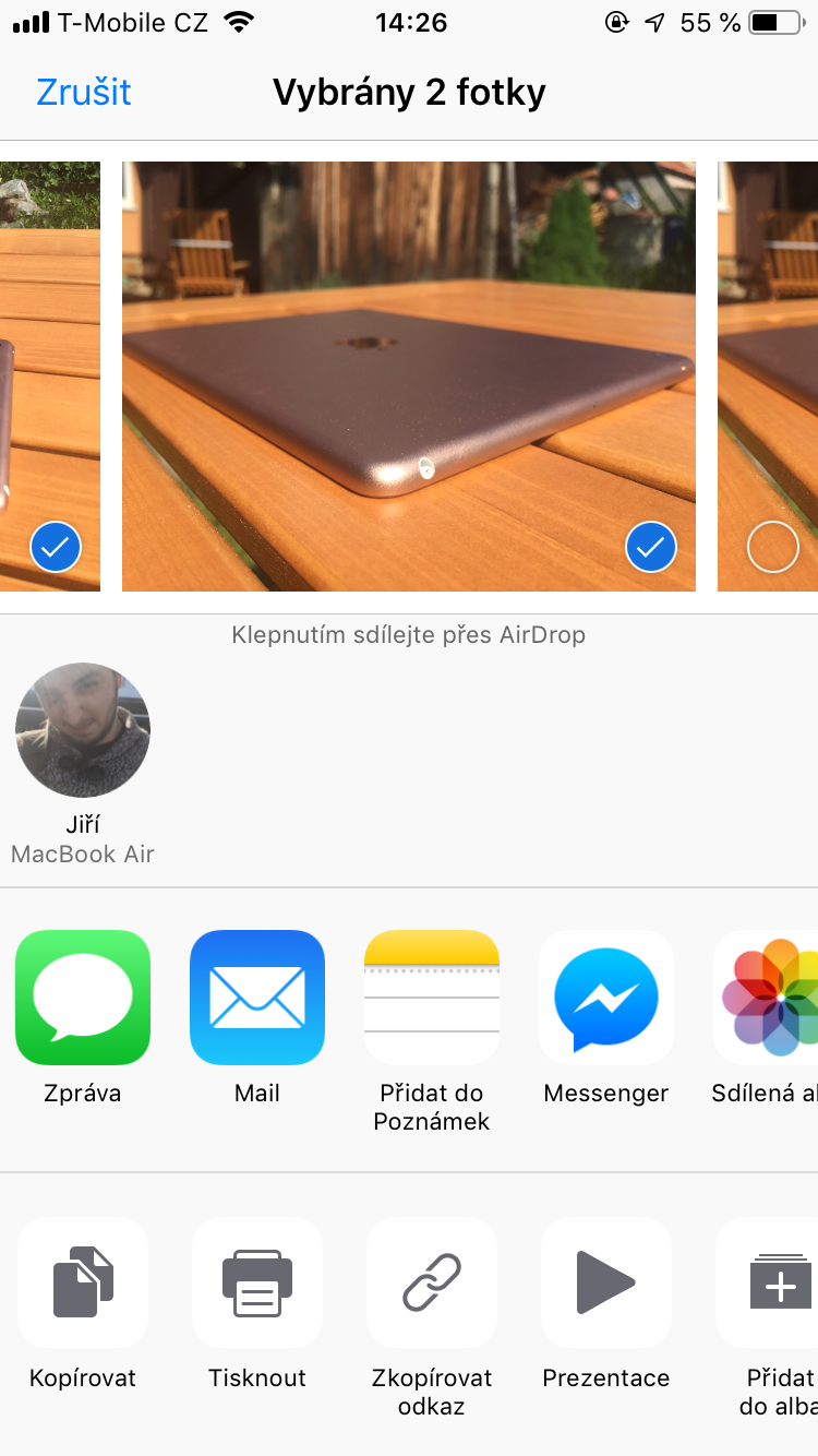 macbook air on wooden table