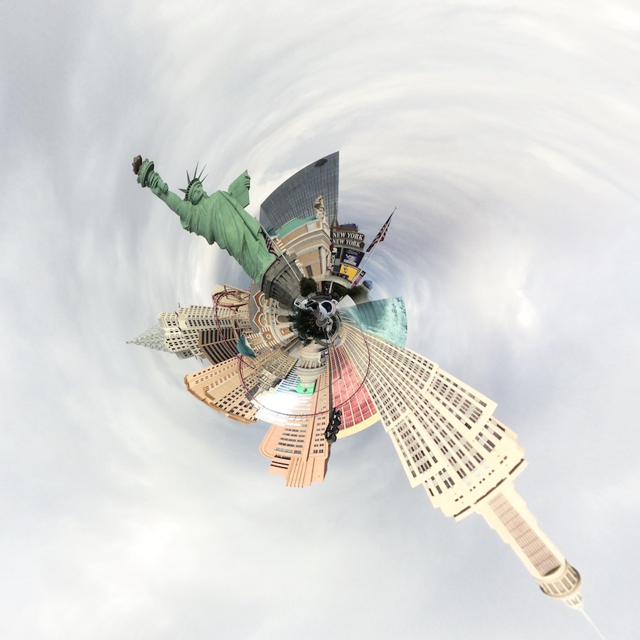 miniature cityscape planet