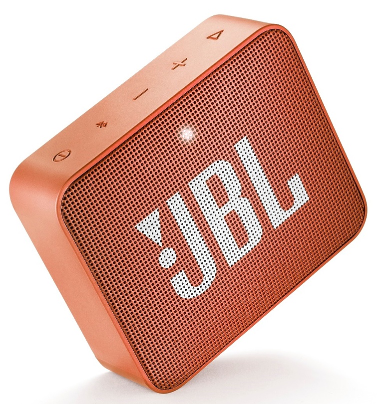 orange jbl portable speaker