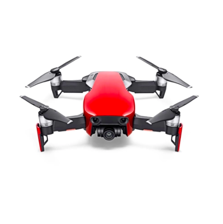 red drone front view