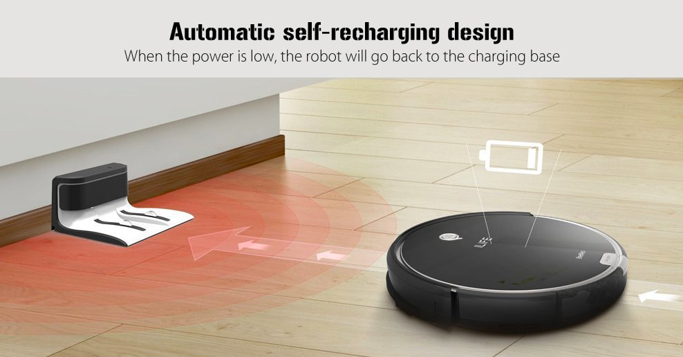 robot vacuum self recharging
