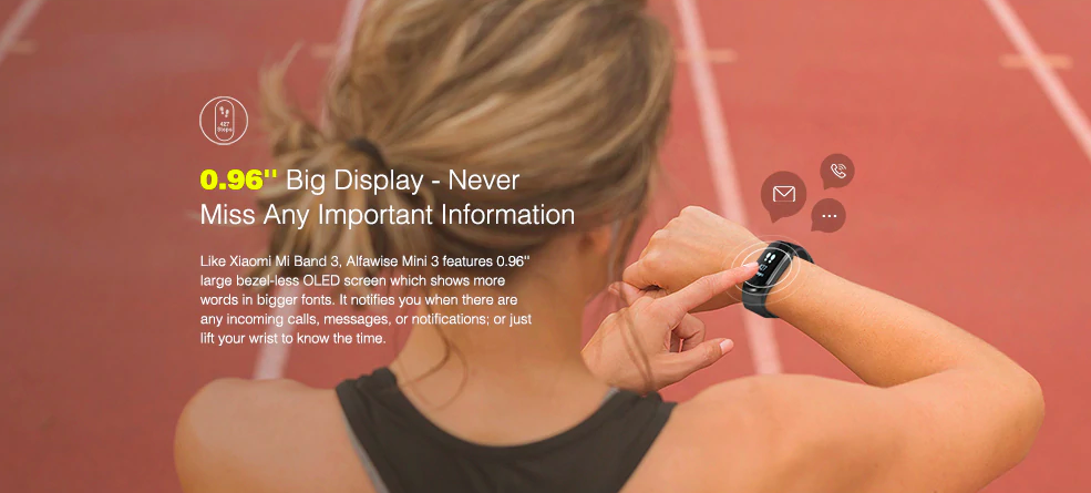 smart bracelet display