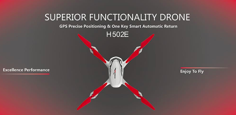 superior functionality drone h502e