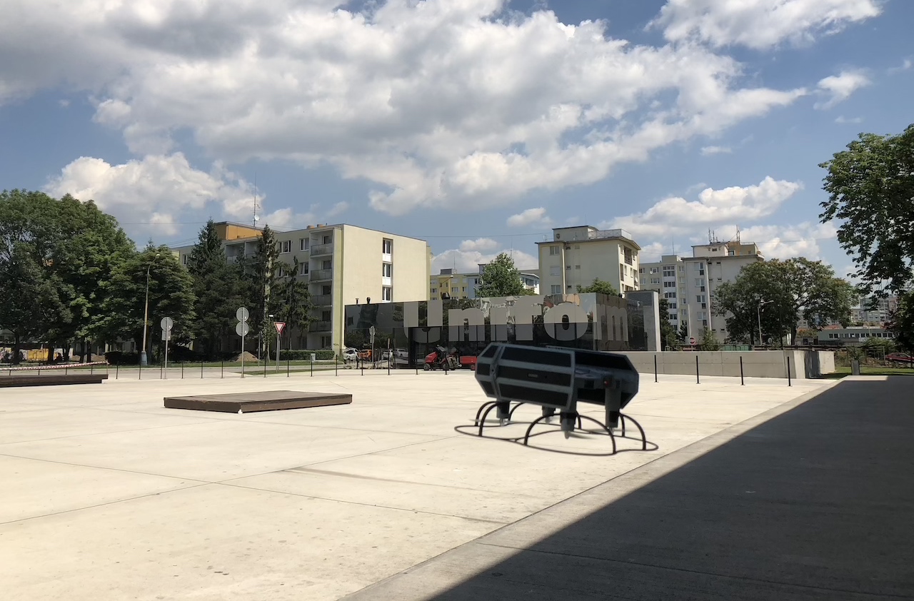 tie fighter drone in open space