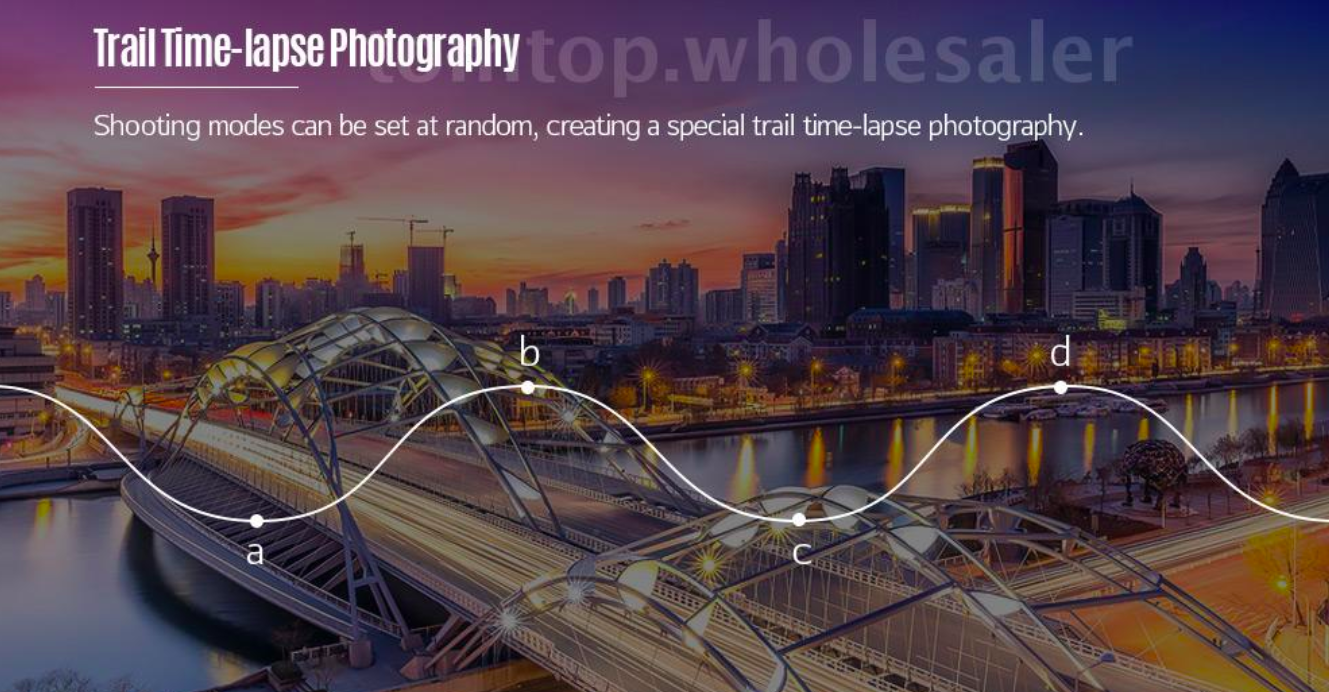 trail time lapse photography