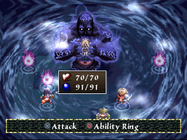 video game battle scene