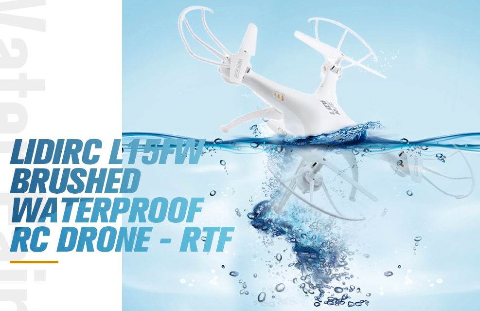 waterproof rc drone lidirc l15fw