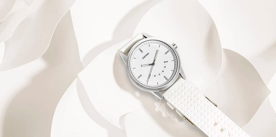 white watch on abstract background