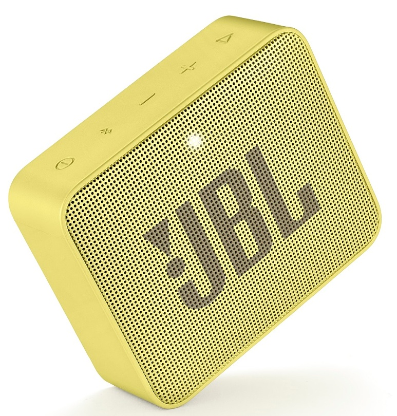 yellow jbl portable speaker