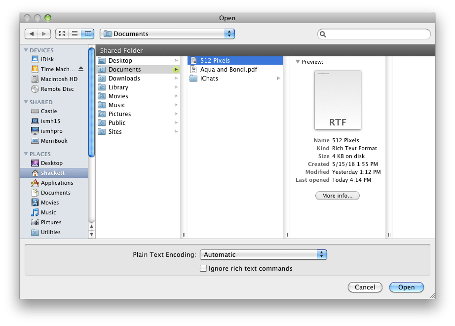 10-6-Snow-Leopard-TextEdit-Open 10-6-Snow-Leopard-TextEdit-Open